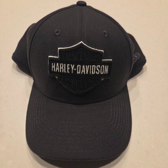 Harley Davidson New Era fitted hat. Size L/XL - Picture 1 of 3